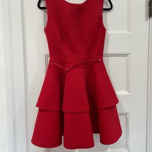 Fervente Red Sleeveless dress